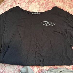 Ford Black Short-Sleeve Women's Logo Tee